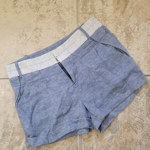 RACHEL Rachel Roy Light Blue Men's Flat Front Shorts